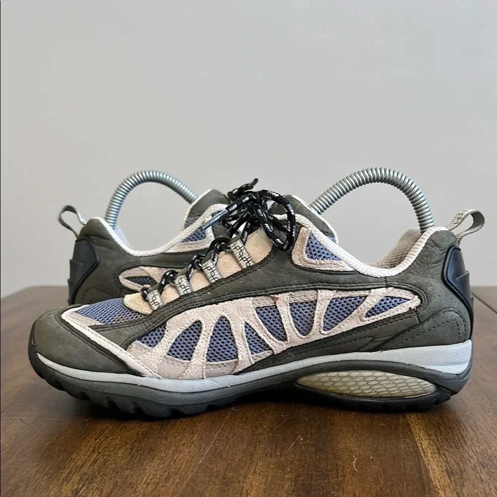 Merrell Women's Gray and Blue Trail Sneakers - Picture 9 of 17